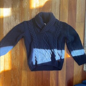 Janie and jack Navy Cable Knit Sweater